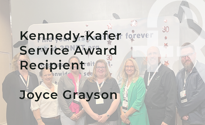 2025 Kennedy-Kafer Service Award Recipient: Joyce Grayson